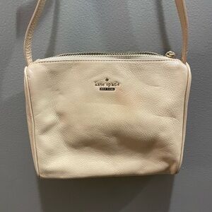 Kate Spade Cream Leather Crossbody Bag